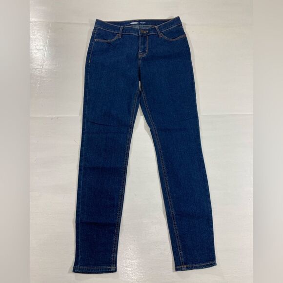Old Navy Jeans Women’s 4 Blue Denim Super Skinny Mid Rise Casual Preppy - Picture 2 of 12